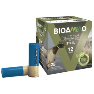BIOAMMO 12Ga 2.75" #4 Steel Waterfowl 1oz 25rd