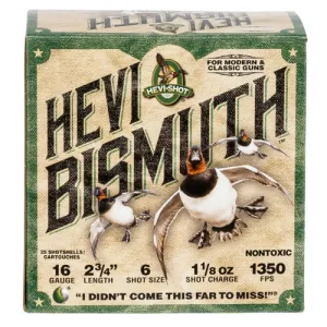 HEVI-SHOT 16Ga Hevi-Metal Longer Range 2.75" 1oz #6 25rd