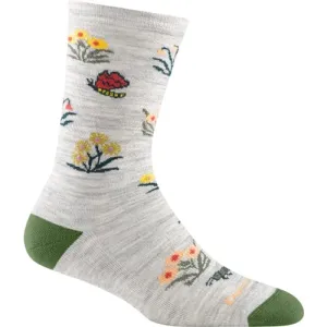 DARN TOUGH Women's Cottage Bloom Lightweight Crew Sock - Ash