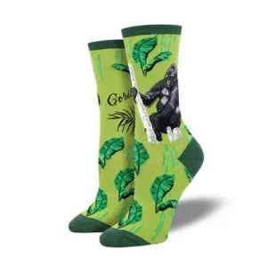 SOCKSMITH WOmen's Gorilla Crew Sock - Green