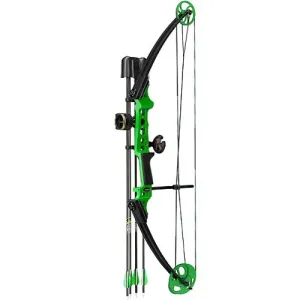 GENESIS ARCHERY 17 Gen X X-Dawn Bow Kit Green Left Hand