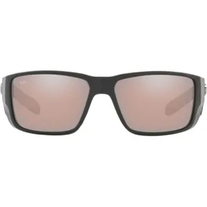 COSTA Blackfin Pro Copper Silver Mirror 580G Polarized Sunglasses | Matte Black Frames