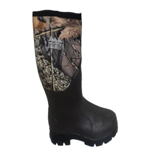 WORLD FAMOUS Youth Burly Tan Rubber Boots 5mm Neoprene Upper