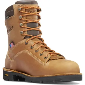 DANNER Quarry USA 8" Distressed Brown Alloy Toe Work Boot