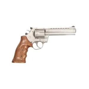 NIGHTHAWK CUSTOM Korth Mongoose 357 Mag 5.25" 6rd Revolver | Black DLC + Rubber Grips