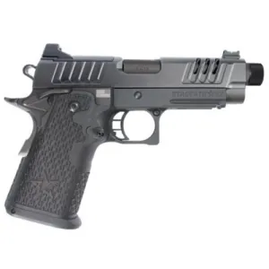 STACCATO C2 Optic Ready 9mm DLC 4.4" Threaded Bull Barrel 17rd Curved Trigger - Black
