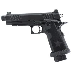 STACCATO-P 9mm 5" Threaded Barrel Curved Trigger 17rd - Black