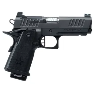 STACCATO C Optic Ready 9mm 4" 17rd Flat Trigger - Black