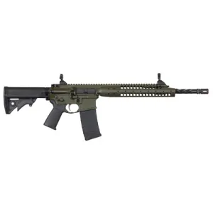 LWRC Six8-A5 6.8 Rem SPC 16.1" 30rd Semi-Auto Rifle w/ Spiral fluted Barrel - OD Green / Black