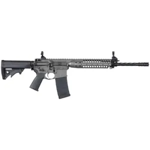 LWRC IC-Enhanced 5.56 NATO 16" 30rd Semi-Auto AR15 Rifle w/ Spiral Fluted Barrel | Tungsten Grey