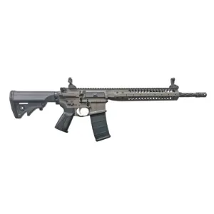 LWRC IC-SPR Billet 5.56 NATO 16.1" 30rd Semi-Auto AR15 Rifle w/ Spiral Fluted Barrel - Tactical Grey