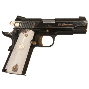 COLT 1911 COMMANDER EL COMPADRE "1 of 500" 38 Super 4.25" 9rd - Gold & Black