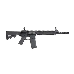 LWRC IC ENHANCED Compact 5.56 NATO 14.7in 30rd Semi-Auto AR15 Rifle w/ Pinned Muzzle Break - Black