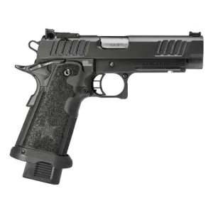 STACCATO-P 9mm 4.4" acTexture 4.4" Bull Barrel 17rd Curved Trigger - Black