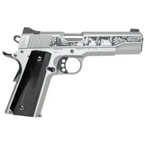 CNC FIREARMS Kimber 1911 Western Spirit 45 ACP 5" 7rd - Stainless Engraved
