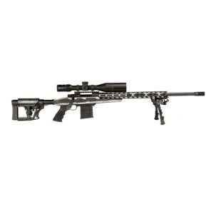 HOWA M1500 APC 6.5 Creedmoor 24" 10rd Bolt Rifle - Grey US Flag Cerakote