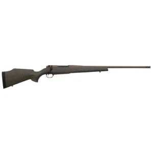 WEATHERBY Mark V Weathermark LT 300 Wby Mag 28" 3+1 Bolt Rifle w/ Threaded Barrel - Bronze / Black