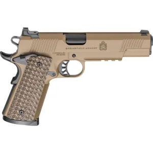 SPRINGFIELD ARMORY 1911 TRP 45 ACP 5" 8rd QUALIFIED PERSONNEL - Coyote Brown