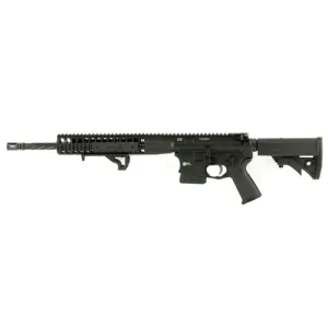 LWRC DI 5.56 NATO 16.1" 10rd Semi-Auto AR15 Rifle w/ Sprial Fluted Barrel - CO/MD Compliant | Black