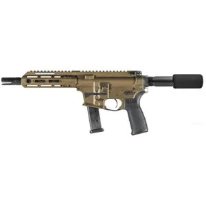 CHRISTENSEN ARMS CA9MM 9mm 7.5" 21rd Semi-Auto Pistol w/ Carbon Fiber Barrel - Burnt Bronze