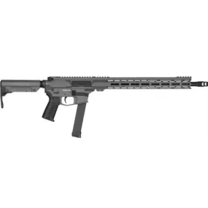 CMMG Resolute MkGs 9mm 16.1" 26rd Semi-Auto Rifle - M-LOK / Glock Mags - Tungsten