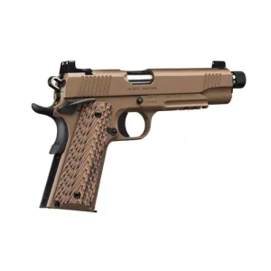 KIMBER Desert Warrior TFS 45 ACP 5.5" 7rd Pistol w/ Threaded Barrel & Suppressor Height Night Sights