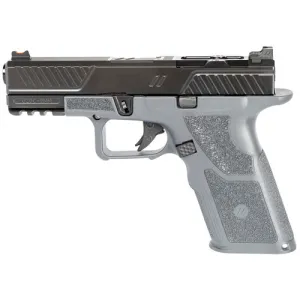 ZEV TECHNOLOGIES OZ9c Combat 4.16" 9mm Compact 17rd Semi-Auto Pistol - Gray / Black