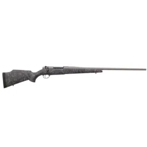 WEATHERBY Mark V Weathermark 7mm Weatherby Mag 26" 3+1 Bolt Rifle - Black / Grey Webbing