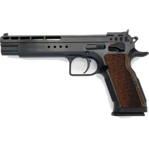 TANFOGLIO Gold Match 10mm 6" 13rd Black/Wood
