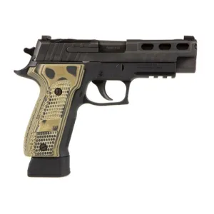 SIG SAUER P226 Pro Cut 9mm 4.4" 20rd Pistol w/ X-Ray3 Night Sights - Black / Piranha G10