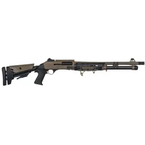 ORTHOS Raider S4 Tactical 12 Gauge 3" 18.5" 6+1 Semi-Auto Shotgun - M-LOK | FDE