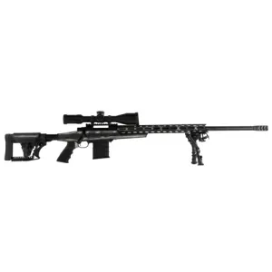 HOWA HCR American Flag Chassis Rifle Gray 4-16x50 Scope