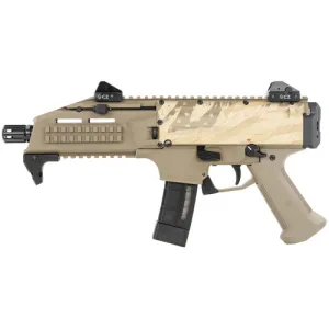 CZ-USA Scorpion EVO3 S1 9mm 7.7" 20rd Pistol - FDE / Glory Flag