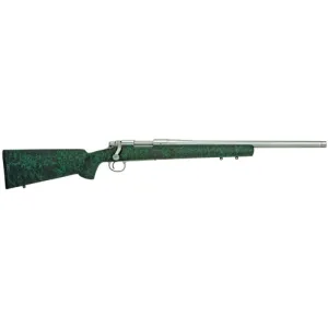REMINGTON 700 5-R 308 Win 20" 4rd Bolt Rifle w/ Threaded Barrel - Stainless / Green