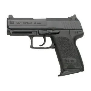 HK USA USP45 Compact V1 45ACP 3.78" 8rd LEM DAO Pistol | Black