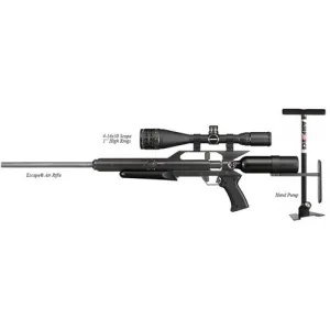 AIR FORCE AIRGUNS Escape .22 w/Hand Pump, 4-16X50 Scope, 1High Ring"