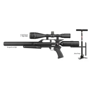 AIR FORCE AIRGUNS EscapeSS .25 w/Hand Pump, 4-16X50 Scope, 1 Rings"
