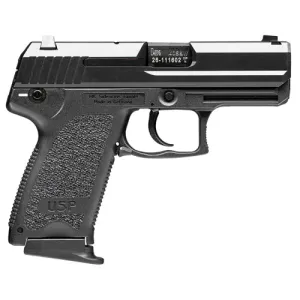 HK USA USP40 Compact V7 40SW 3.58" 10rd LEM DAO Pistol - Black