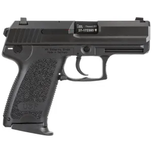 HK USA USP9 Compact V7 9mm 3.58" 10rd LEM DAO Pistol | Black