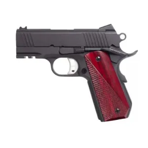 FUSION FIREARMS Freedom Series 1911 NCOM-D 45ACP 3.25" 8rd Pistol - Black | Wood Grips