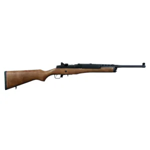 RUGER Mini 30 7.62x39 18.5" 5rd Semi-Auto Rifle - Hardwood / Blued