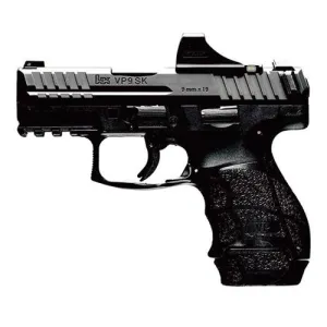 HK USA VP9 SK 9mm 3.39" 15rd Pistol w/ Holosun SCS Green Dot - Black