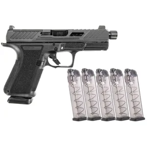 SHADOW SYSTEMS MR920 Elite 9mm TB OR + 5 ETS 22 rnd Mags COMBO