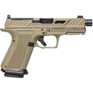 SHADOW SYSTEMS MR920 Elite 9mm 4.5" 10rd Optic Ready Pistol w/ Threaded Barrel- FDE / Black