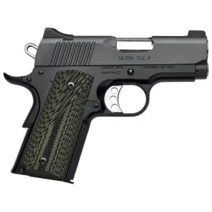 KIMBER Ultra TLE II 1911 45ACP 3" 7rd Pistol w/ Night Sights - Black / G10 Grips