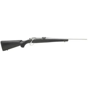 RUGER M77 Hawkeye 243 Win 22" 4rd Bolt Rifle - Stainless | Black