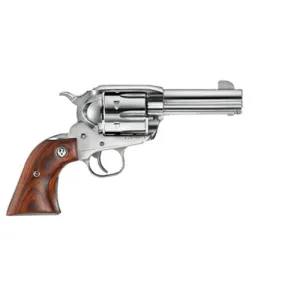RUGER Vaquero 45LC 3.75" 6rd Revolver - High Gloss Stainless Steel