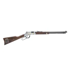 HENRY Golden Boy Freemasons Tribute 22LR 20" 16rd Lever Action Rifle w/ Octagon Barrel - Engraved