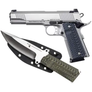 MAGNUM RESEARCH 1911 9mm "G" 5" Stainless Steel w/KNIFE1911