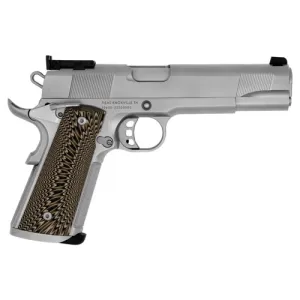 TISAS (SDS Imports) 1911 Match SS45M 45 ACP 5" 8rd Pistol - Stainless w/ G10 Grips